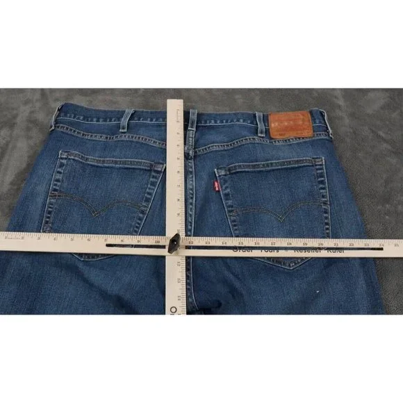 Levi's 501 Premium Denim Jeans Size 40 x 30 High Waist Button Fly Straight Leg - Picture 15 of 16